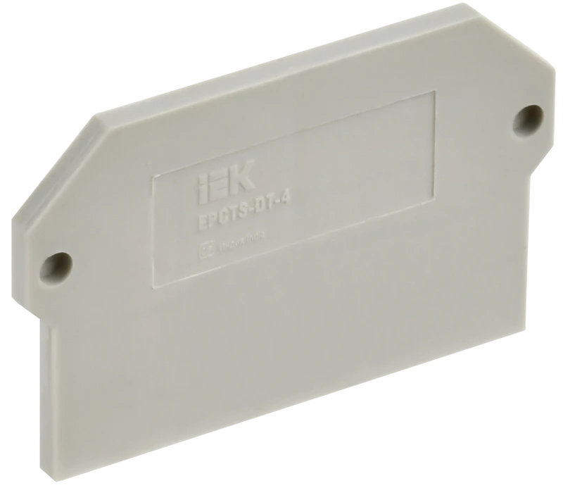 Заглушка для CTS-DT 4мм2 серая IEK YCT15-04-K03-004-ZGL