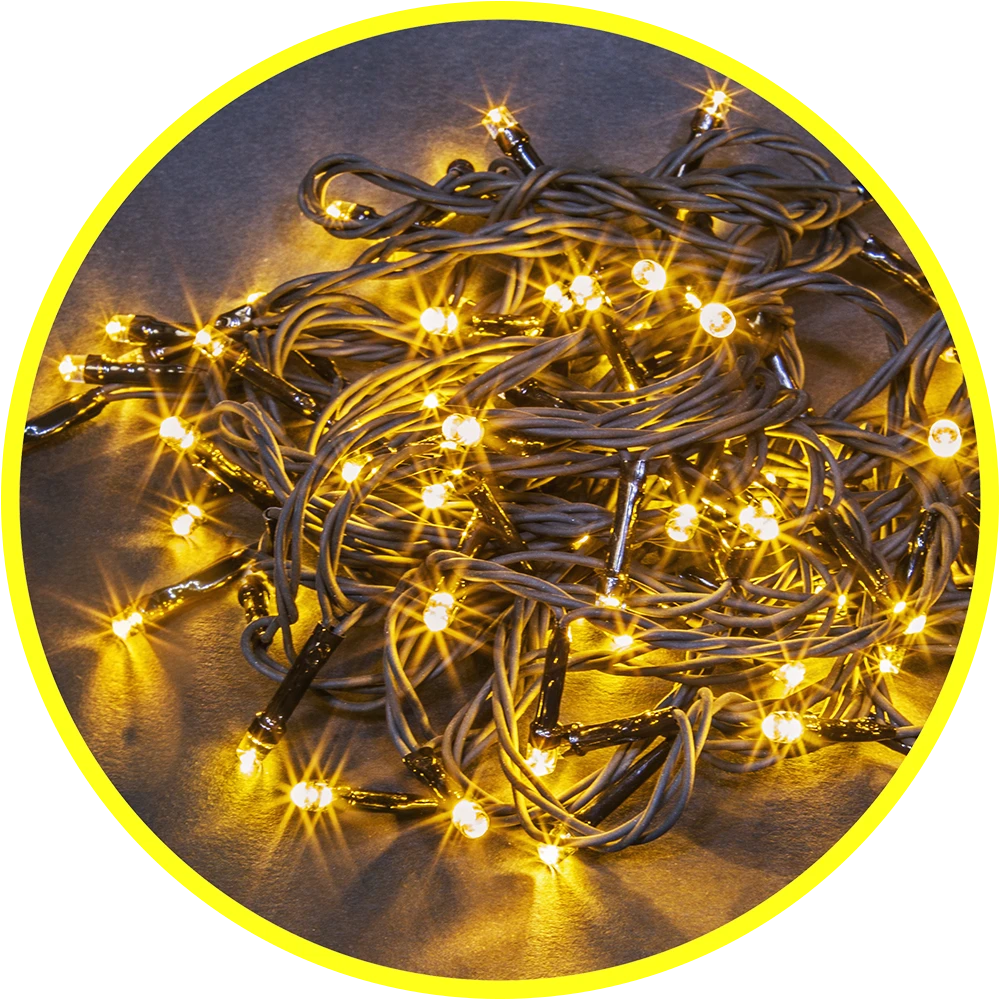 Гирлянда NGF-S01-100WW-10-11.5m-230-C8-G-IP20 Navigator Group 14021 NGF-S01 21385