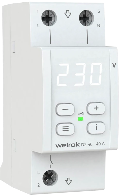 Реле напряжения Welrok D2-40 Вэлрок 4660251140021