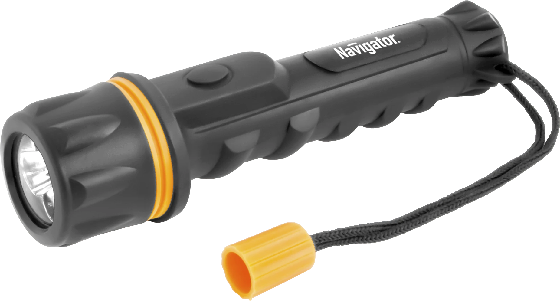 Фонарь светодиодный NPT-R06-2AA 0.5Вт LED 40лм 40м пластик+резина Navigator Group 19136