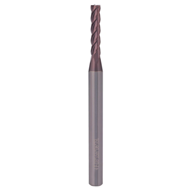 Фреза цилиндрический хвостовик 3,0x75/15мм 4z P20 TiALN 55HRC d06 H-Tools 19943-030