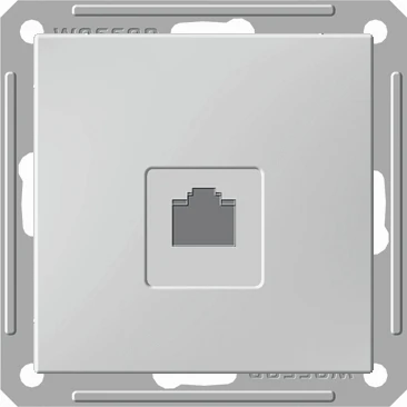 W59 Розетка телефонная скрытая в рамку сосна