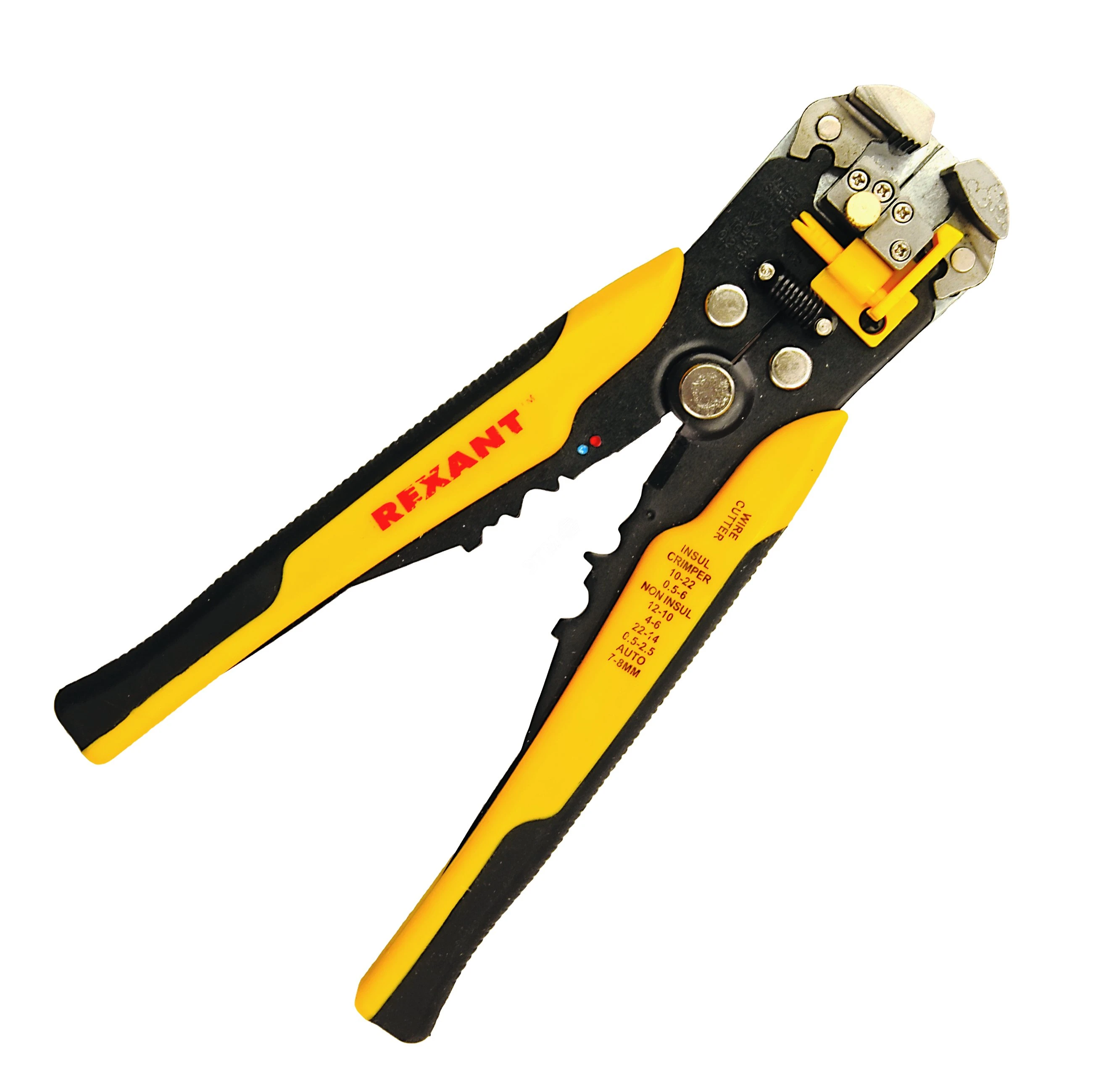 Инструмент для зачистки кабеля 0.2 - 6.0 мм2 и обжима наконечников (ht-766) (etm12-4005) REXANT