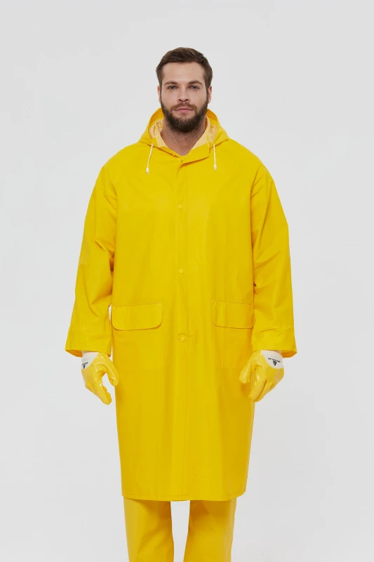 Плащ влагозащитный МА305 , желтого цвета, размер L Delta Plus MA305JAGT2