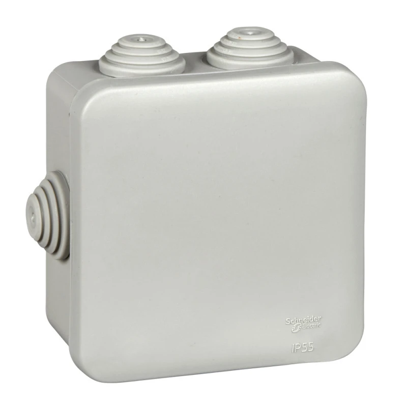 Коробка распределительная 85х85х40мм IP55 серая Systeme Electric IMT35092
