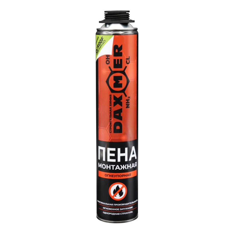 Пена монтажная Roof Complect огнеупорная (890гр) Руфкомплект 345841