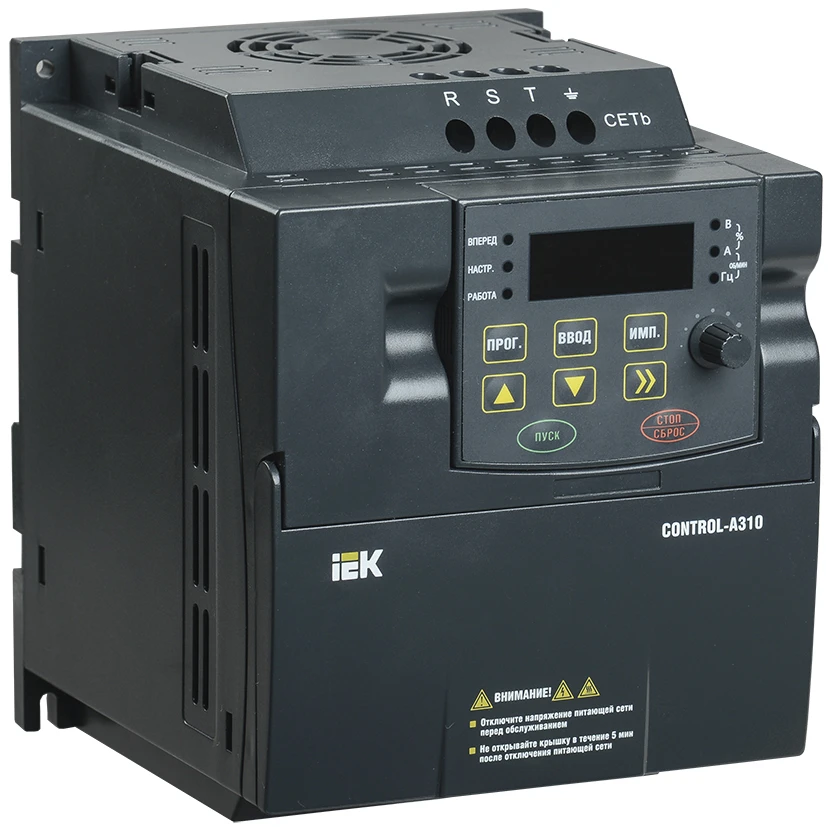 Преобразователь частоты CONTROL-A310 380В 3Ф 0.75 kW 2.3A (CNT-A310D33V0075TEZ) ONI