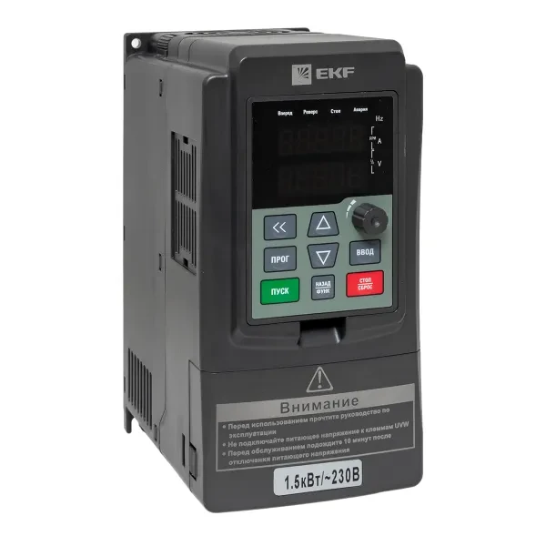 Преобразователь частоты 1.5/2.2кВт 1х230В VECTOR-100 EKF VT100-1R5-1B