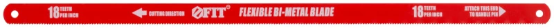 Полотно ножовочное по металлу 300 мм Профи Bi-Metal 18 ТPI (1 шт) FIT 40179