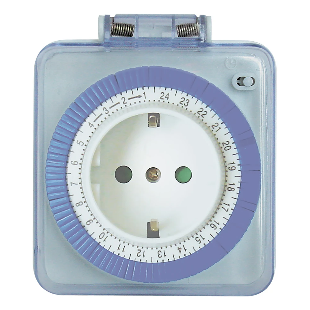 Розетка с таймером (суточная) механическая IP44 16А 3500W Feron FERON 23204