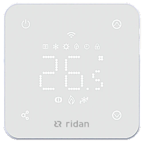 Термостат комнатный сенсорный встраиваемый RSmart -FW с Wi-Fi подключением белый