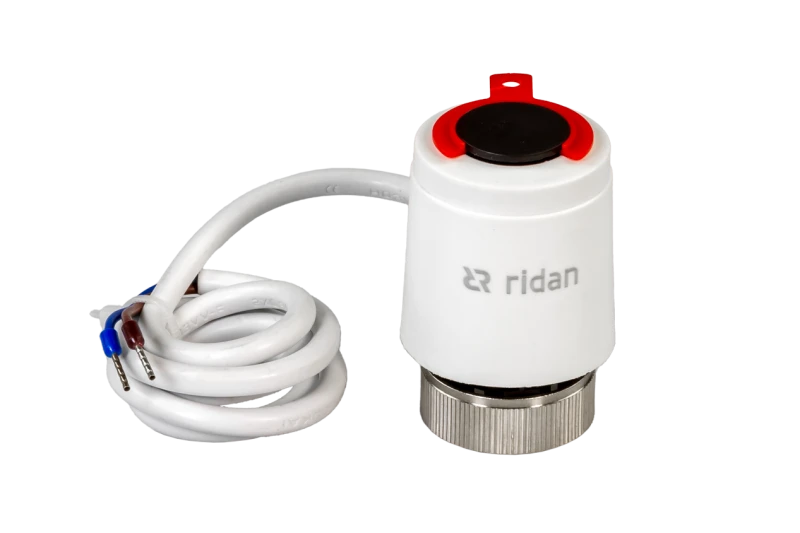 Привод термоэлектрический TWA-KR 230V NC нормально закрытый Ридан 088H3142R