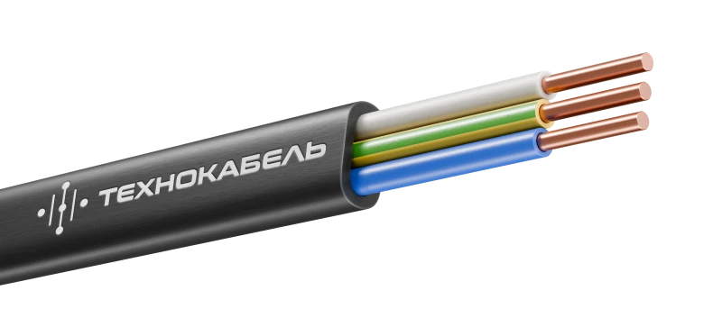 Кабель силовой ВВГ-Пнг(А)-LSLTx 3х1.5 ок(N.PE)-0.660 ТРТС Технокабель НПП 00-00148526