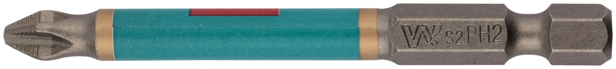 Биты 10 шт, сталь S2, с насечкой,''Профи'' РН 2 х 70 мм WhirlPower 57579