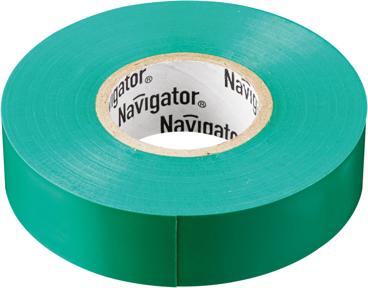 Изолента ПВХ зеленая 15мм 20м Navigator Group 71106 17353