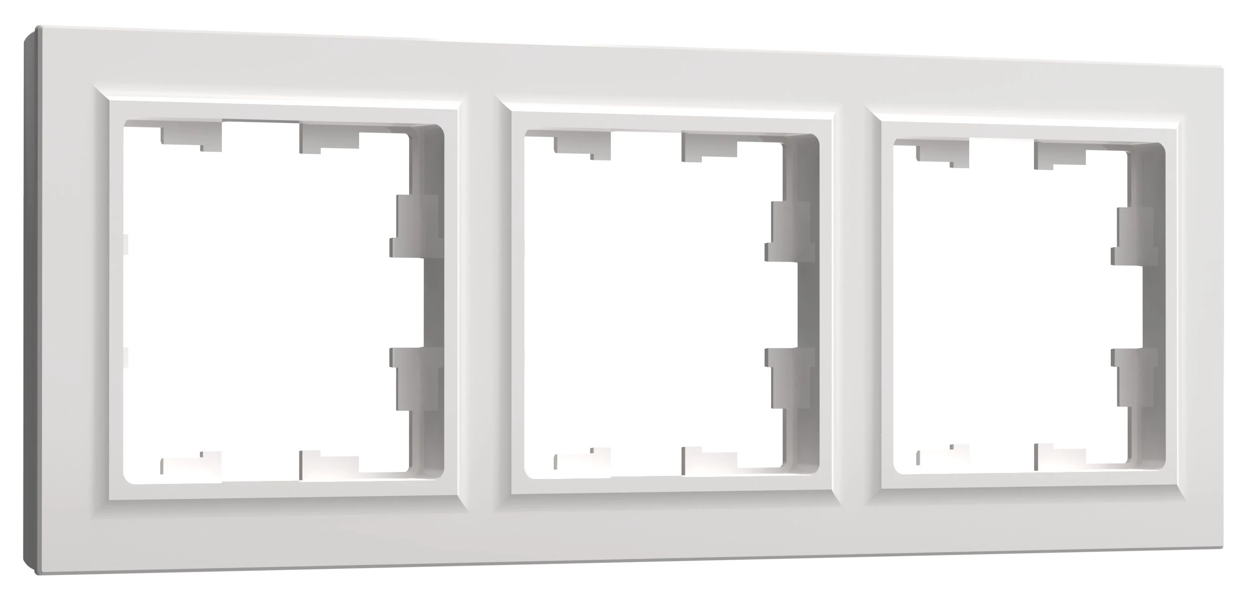 BRITE Рамка 3 поста РУ-3-БрБ белый IEK BR-M32-K01