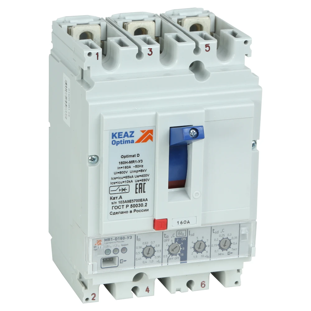 Выключатель автоматический OptiMat D100N-MR1-У3 (144412) КЭАЗ