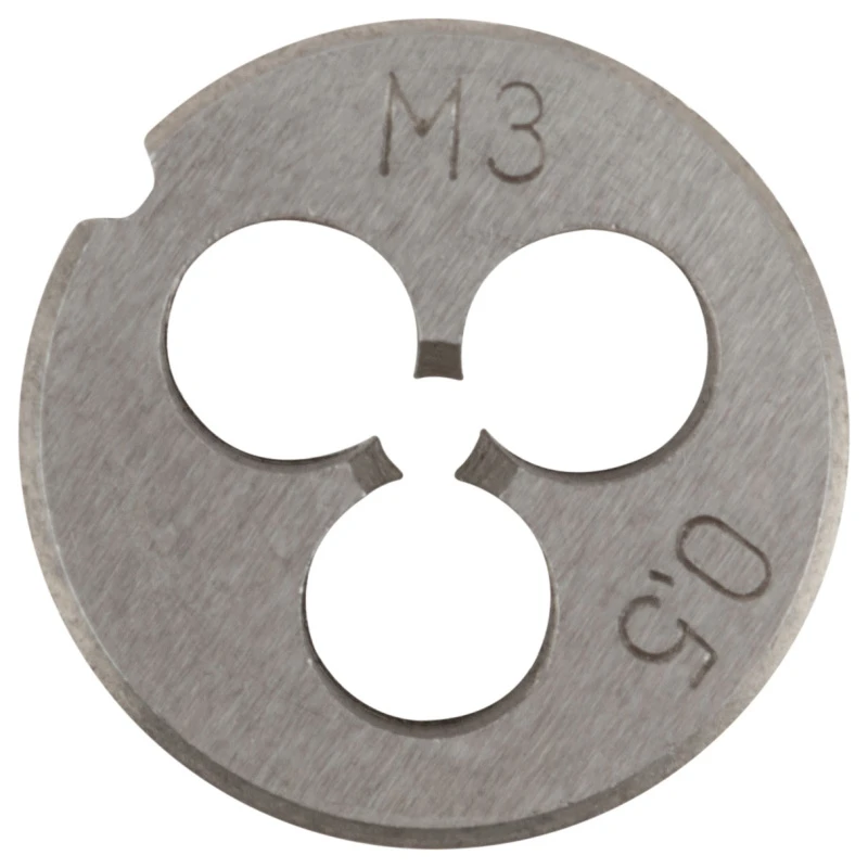 Плашка метрическая, легированная сталь М3х0.5 мм (70820) FIT