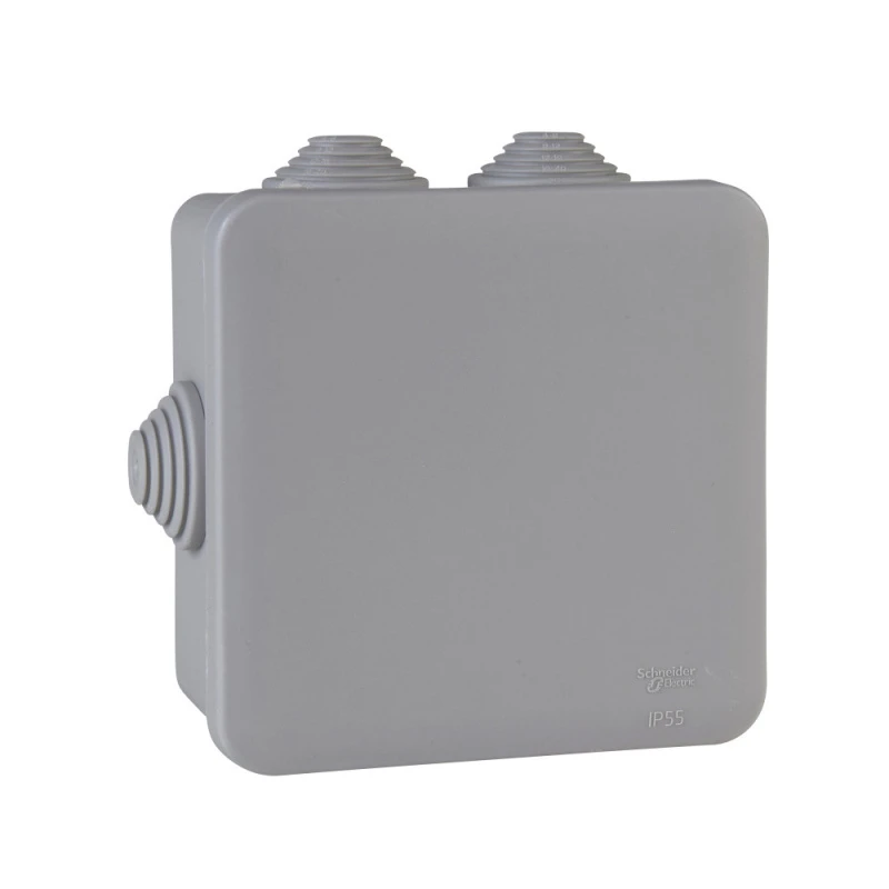 Коробка распределительная 100х100х50мм IP55 серая Systeme Electric IMT35091