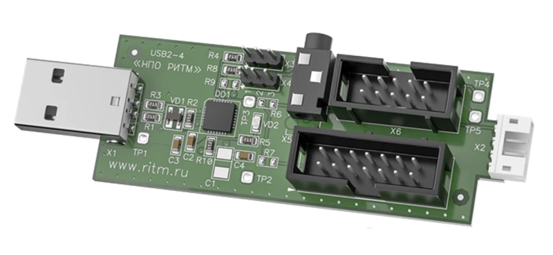 Кабель для связи с компьютером USB2 Ритм 106260101