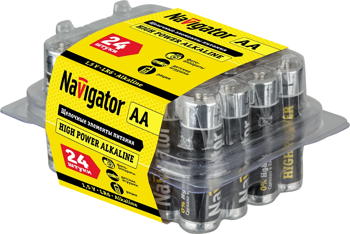 Элемент питания NBT-NE-LR6-BOX24 Navigator Group 94786 17633