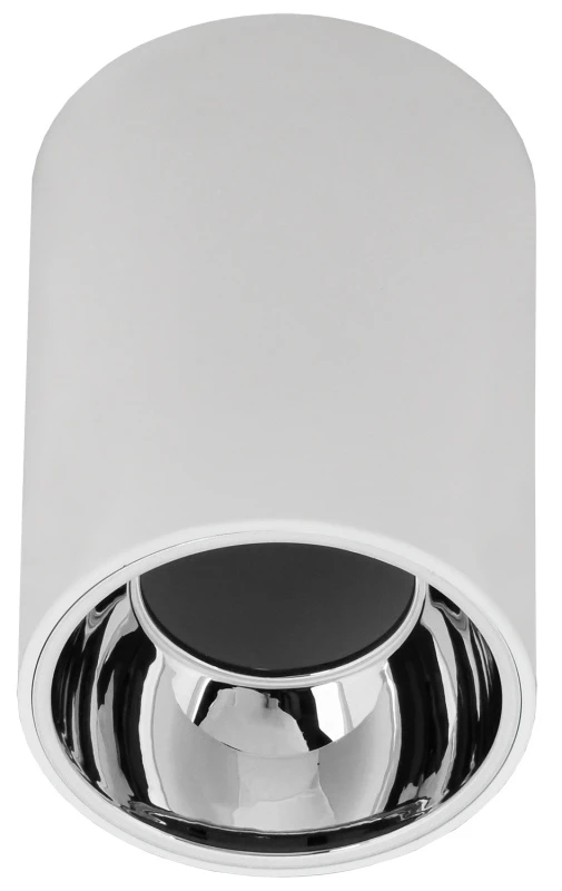 LIGHTING Светильник 4111 накладной потолочный под лампу GU10 белый/хром пластик IEK LT-UPB0-4111-GU10-1-K23 LT-UPB0-4111-GU10-1-K23