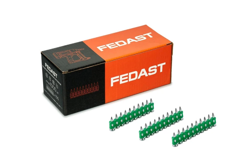 Гвозди 3.0x22 мм усиленные для монтажного пистолета (1000 шт/уп) Fedast fd3022eg
