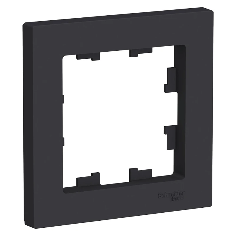 Рамка однопостовая ATLASDESIGN карбон Systeme Electric ATN001001