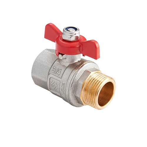 Кран шаровый 1/2' ВН ручка бабочка (BV.514.04) MVI