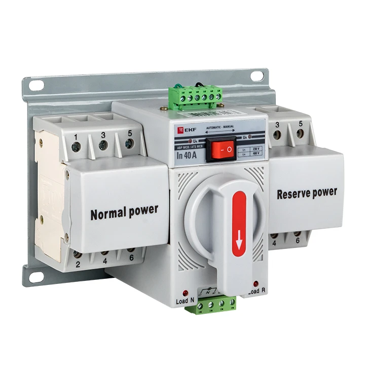 Устройство АВР МCB 40А (C) 3Р 400В PROxima EKF ats-mcb-40c-3p-pro