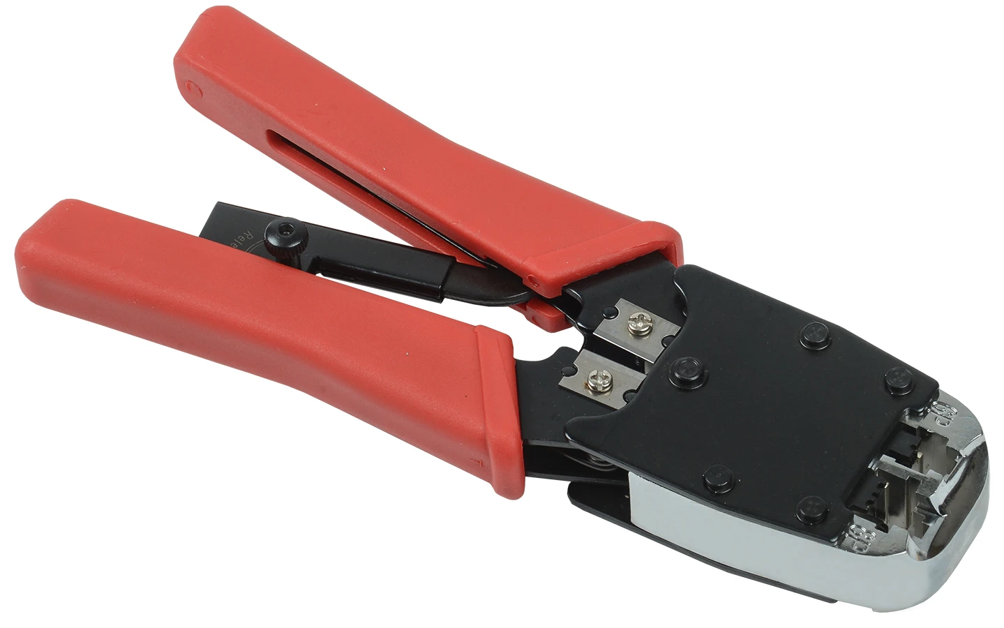 Инструмент ITK обжимной для RJ-45 RJ-12 RJ-11 с фиксацией рукоятки TM1-B11V