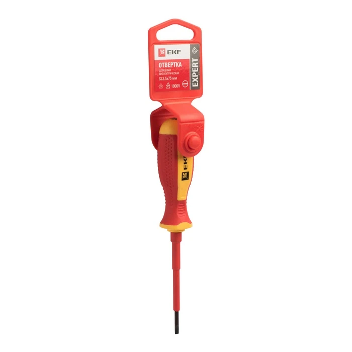 Отвертка Expert SL3x75 мм 1000В PROxima (sl-3-75-exp-in) EKF