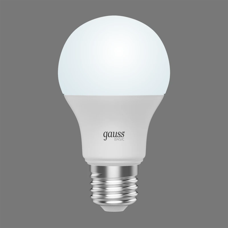 Лампа светодиодная LED 11.5 Вт1090 Лм 4100К белая E27 A60 Basic Gauss GAUSS 1023222