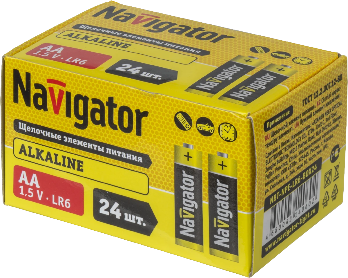 Элемент питания NBT-NPE-LR6-BOX24 Navigator Group 14060 23230