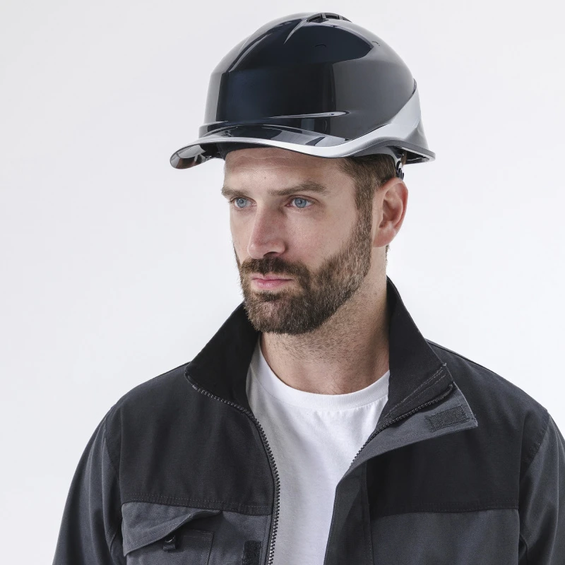 Каска защитная строительная BASEBALL DIAMOND V цвет Серый Delta Plus DIAM5GRJAFL