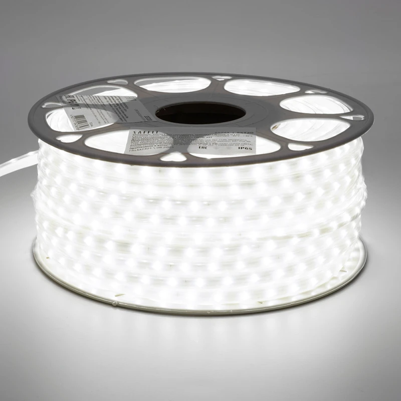 Лента светодиодная LEDх60/м 1м 6w/m 220в IP65 4000К SAFFIT 55244