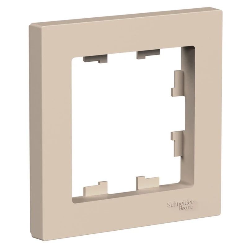 ATLASDESIGN рамка однопостовая, ПЕСОЧНЫЙ Systeme Electric ATN001201