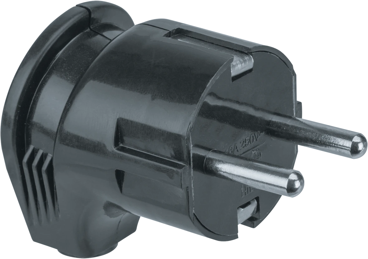 Вилка Navigator 61 363 NCA-PL04-16A-E-BL угловая с заземлением черная Navigator Group 20655