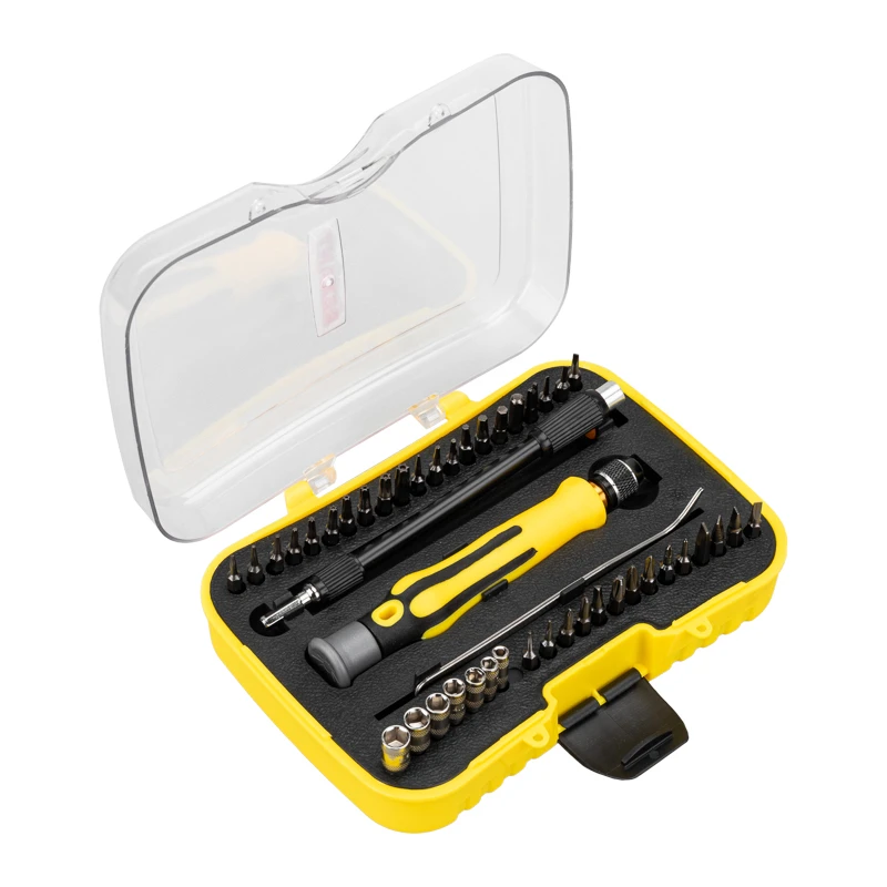 Набор отверток для точечных работ 45 предметов (etm12-4706) REXANT