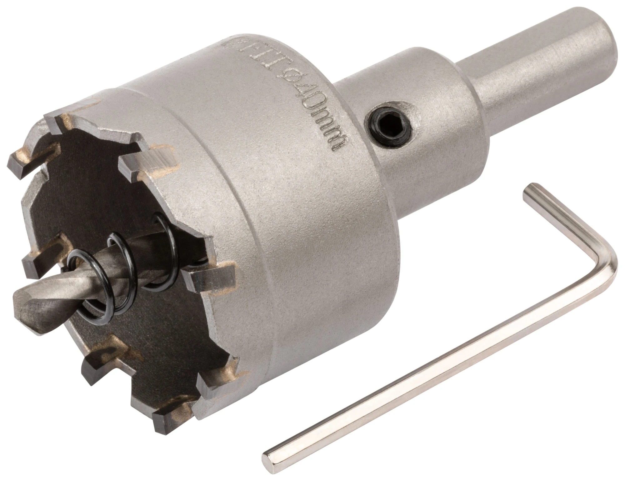 Коронка кольцевая с карбидными вставками Профи (для отверстий в нержавеющей стали) 40 мм (36840) FIT 36840