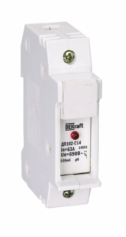 Вставка Держатель ДП-102-1P С10 1PА DEKraft 21383DEK
