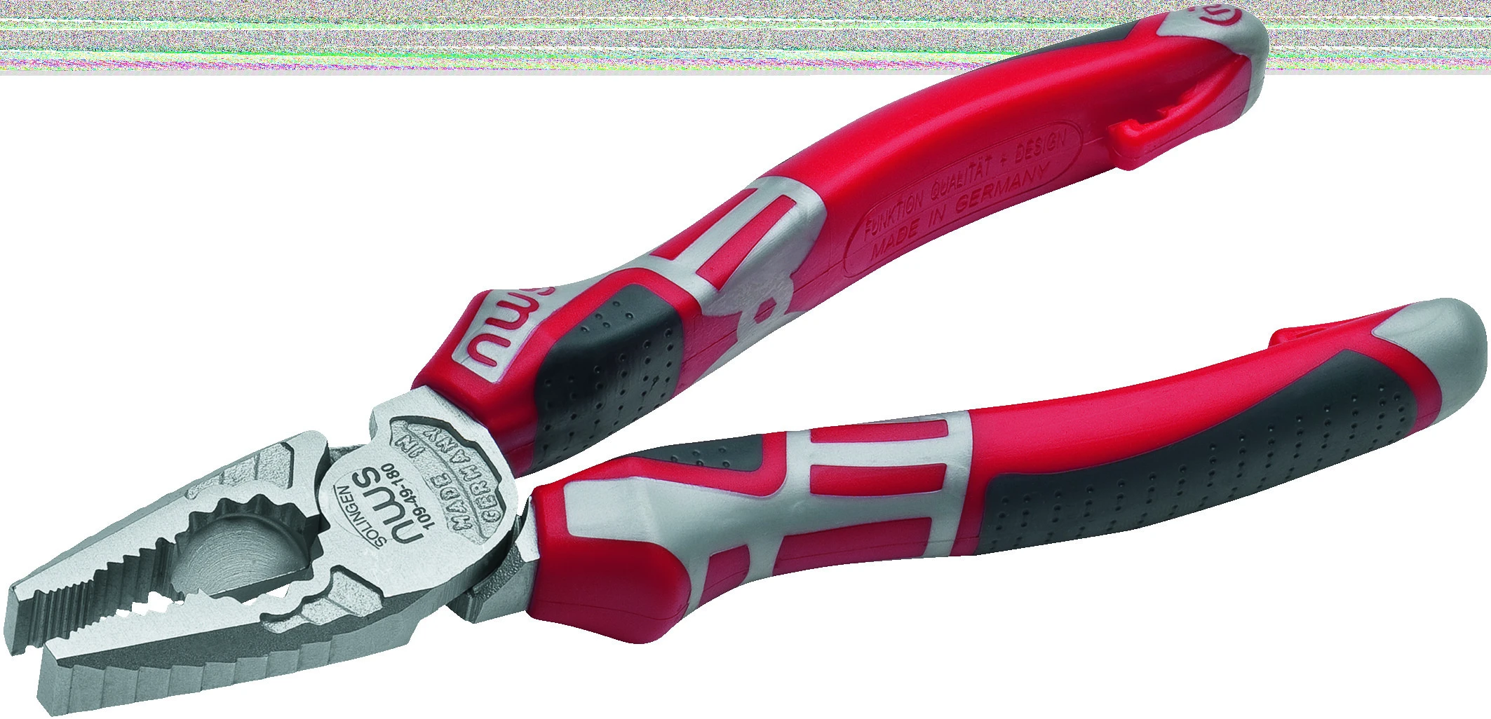 Пассатижи 180 мм CombiMax, покрытие Crom, рукоятки SoftGripp 3K NWS 109-49-180