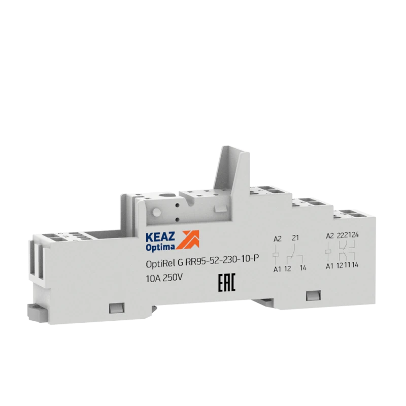 Розетка для реле OptiRel G RR95-52-230-10-P КЭАЗ 281175