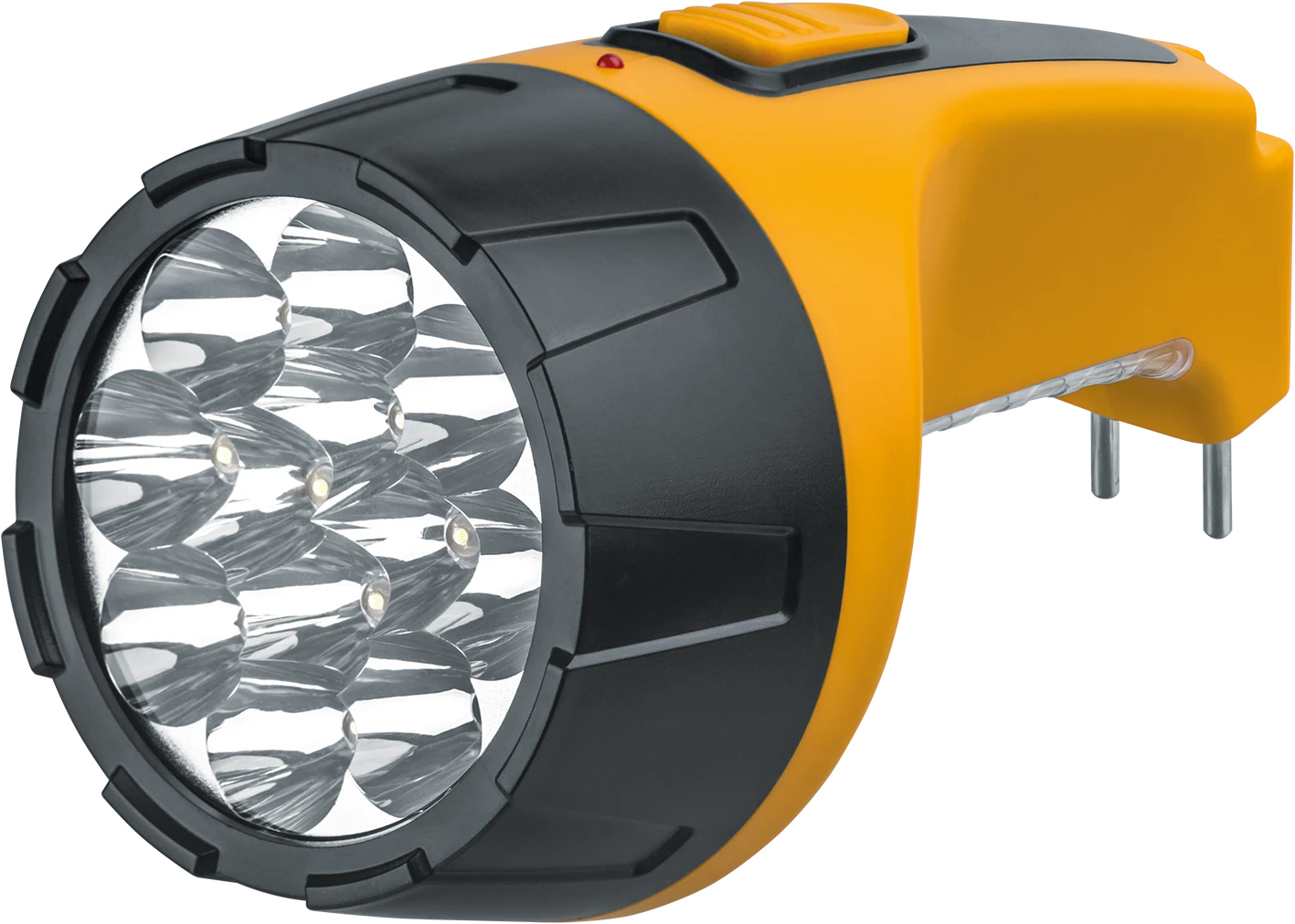 Фонарь светодиодный NPT-CP05-ACCU 12+10LED аккумуляторный с вилкой для зарядки пластик Navigator Group 18633