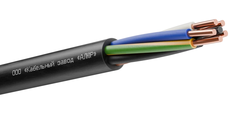 Кабель силовой ВВГнг(А)-LS 5х10 (N, PE)-0.660 однопроволочный АЛЮР 00-00005652