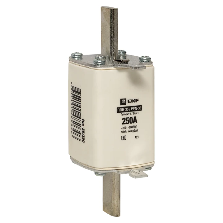 Вставка плавкая ППН35 250А габарит 1 EKF fus-35/250