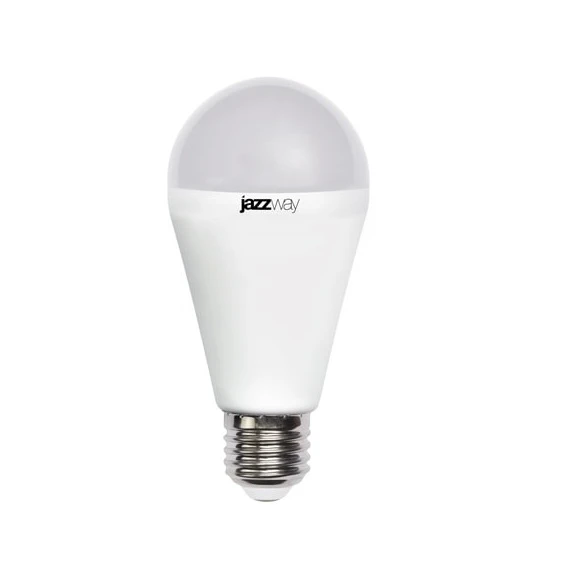 Лампа светодиодная LED 15Вт E27 холодный белый матовая груша (2853035) JazzWay