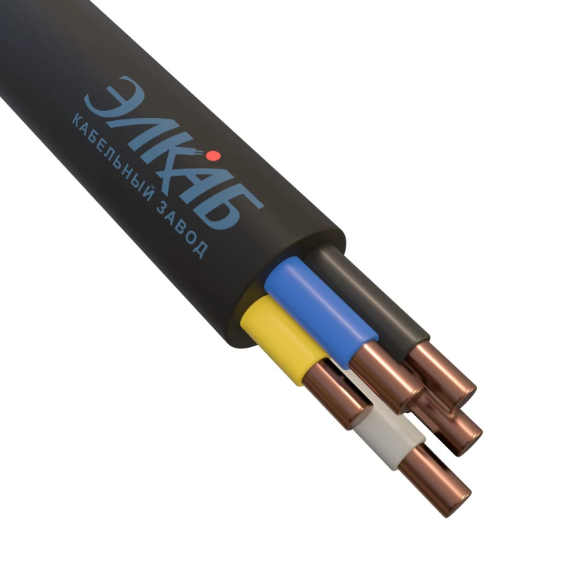 Кабель силовой ВВГнг(А)-LSLTx 5х10,0 ок (N,PE) - 0,66 кВ ТРТС Элкаб 13133