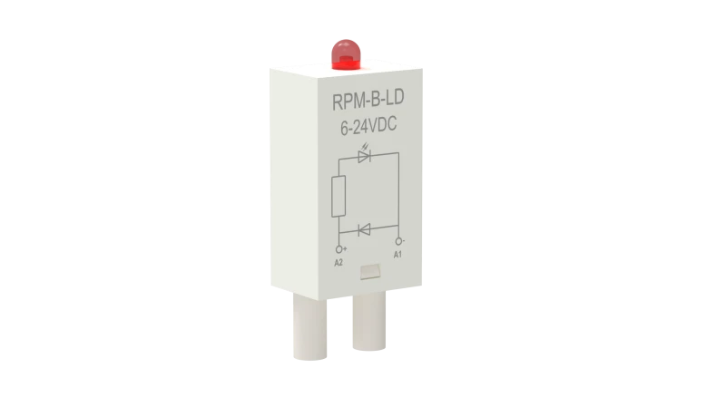 Модуль защиты для реле диод+светодиод 6-24В DC ONI RPM-B-LD-DC6-24V