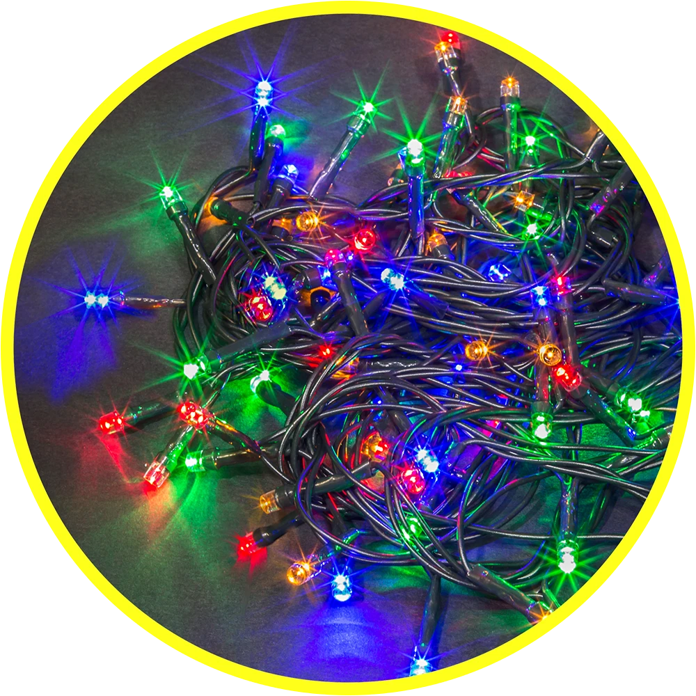 Гирлянда NGF-S01-100RGBY-10-9.5m-230-C8-BL-IP44 Navigator Group 61822 NGF-S01 21264